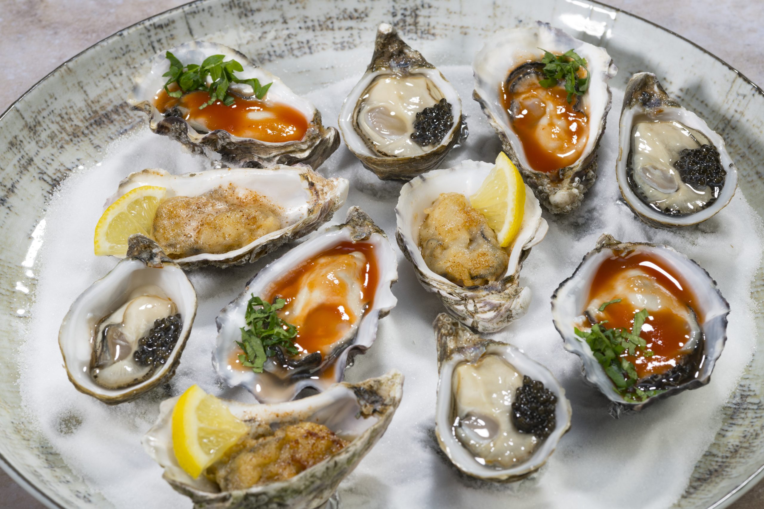 Aderezos para ostras